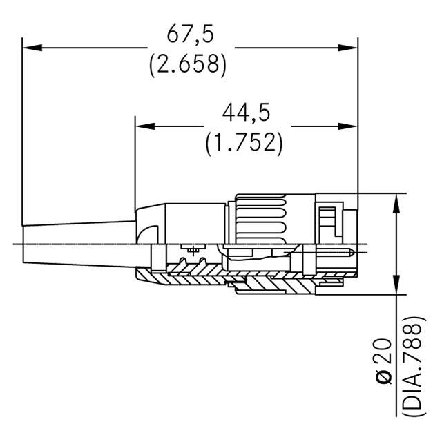 T 3329 551 Amphenol Tuchel Industrial  Circular Connector Housings